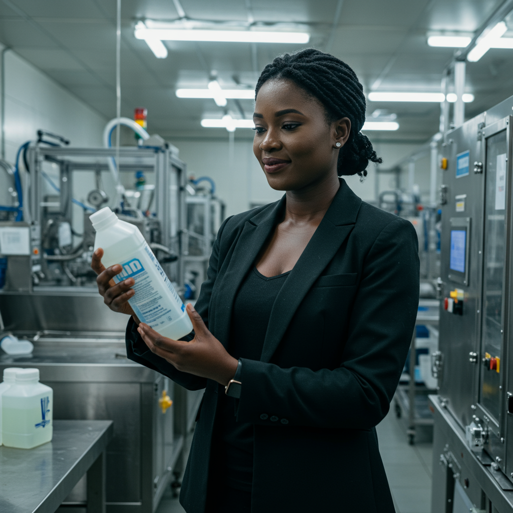 Professionnelle TOUTY CLEAN dans un environnement de production moderne