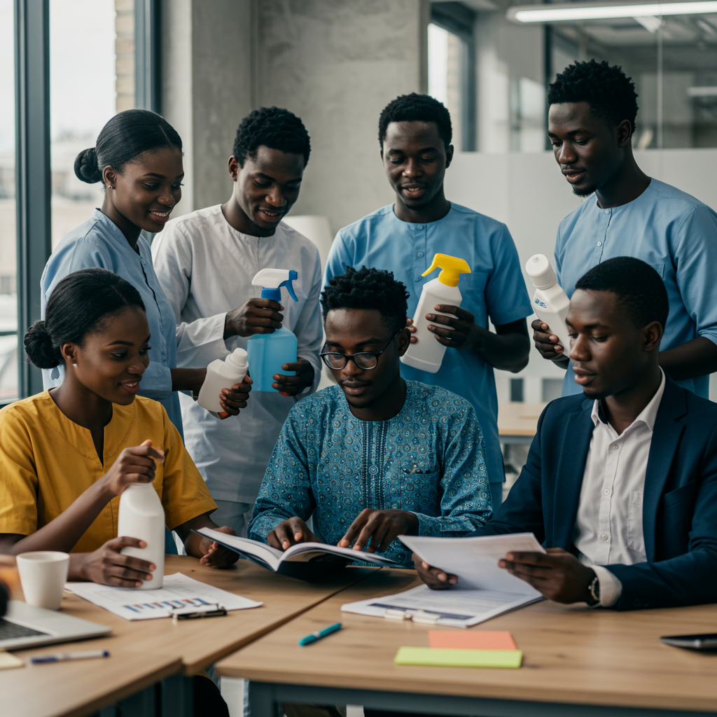 Équipe professionnelle TOUTY CLEAN au Mali